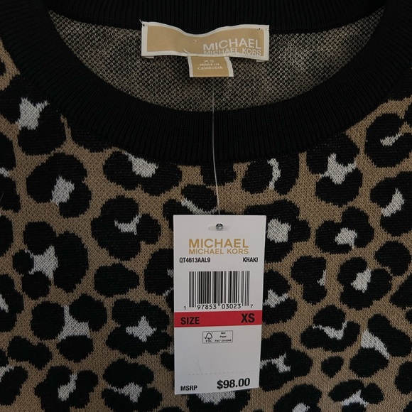 Michael Kors Cheetah Top - NWT - Picture 2 of 3